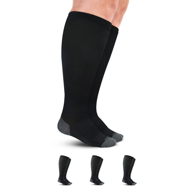 Extra Wide Bamboo Viscose Compression Socks