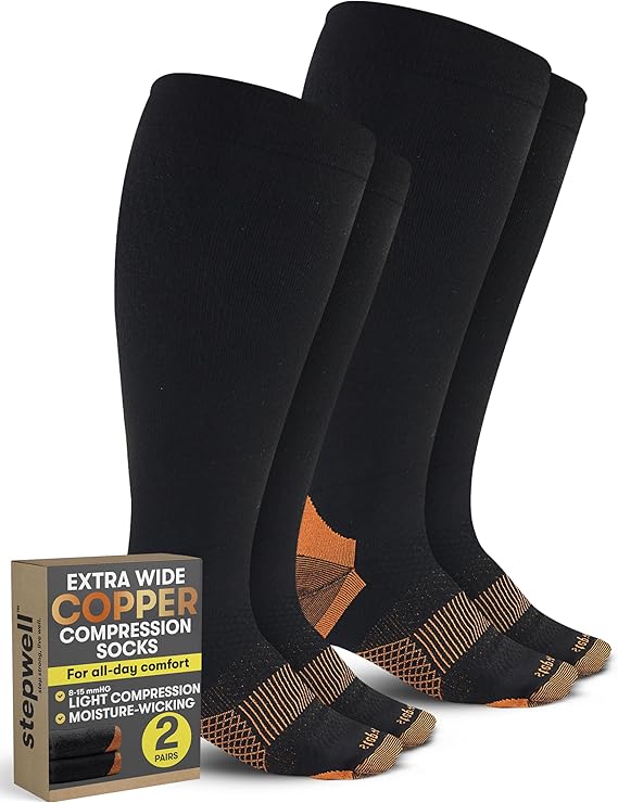 Stepwell Extra Wide Copper Compression