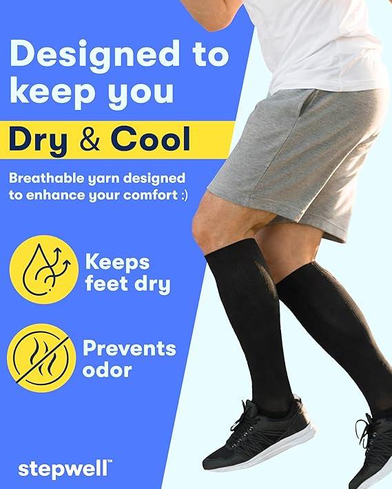 Stepwell Compression Socks Knee Height