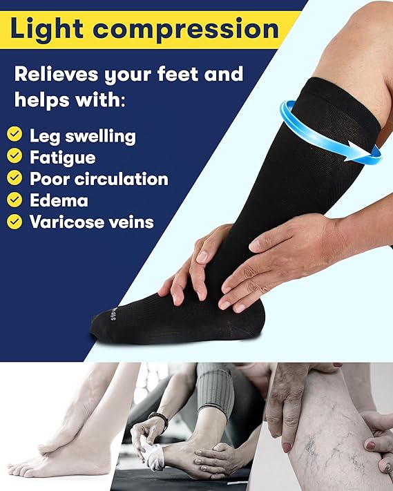 Bamboo Viscose Light Compression Socks