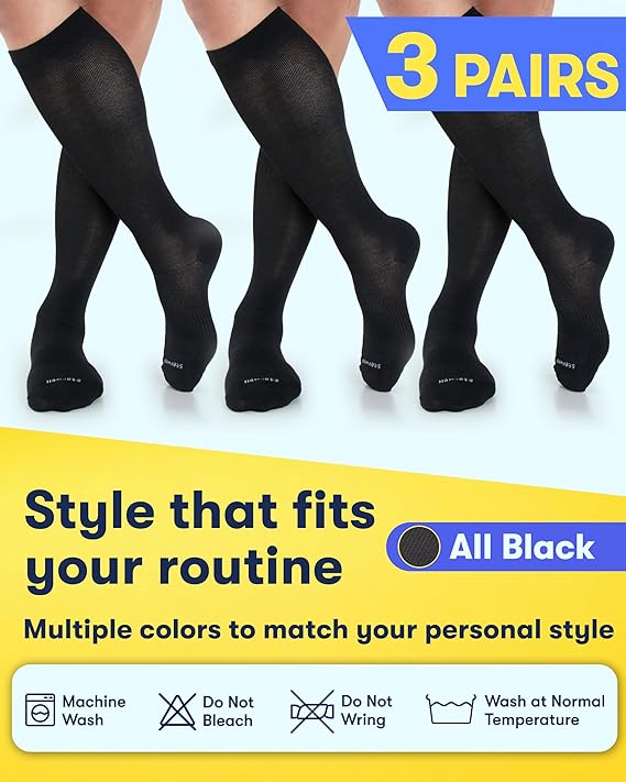Bamboo Viscose Light Compression Socks