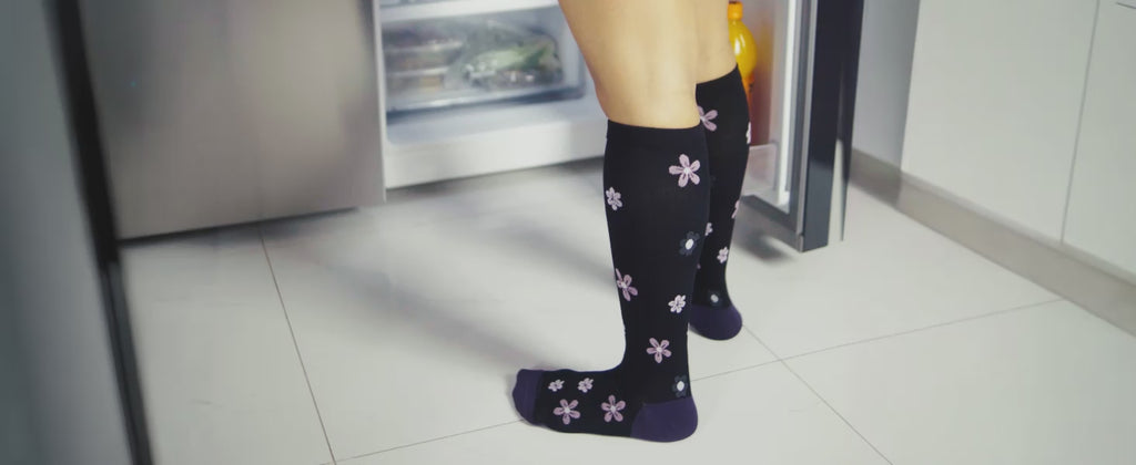 Extra Wide Bamboo Viscose Compression Socks